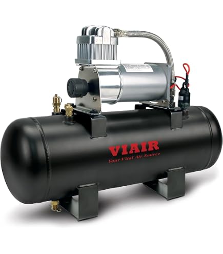 Amazon.com: VIAIR 20003 Air Source Kit, 1.5 Gallon, Black : Automotive